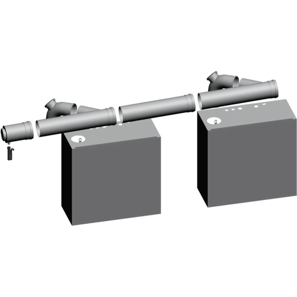Wolf Grundbausatz DN200/250 - Reihe raumluftabhängig, für MGK-2 300