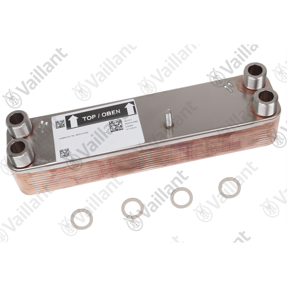Vaillant Wärmetauscher, 21 Platten Vaillant-Nr. 0020174713