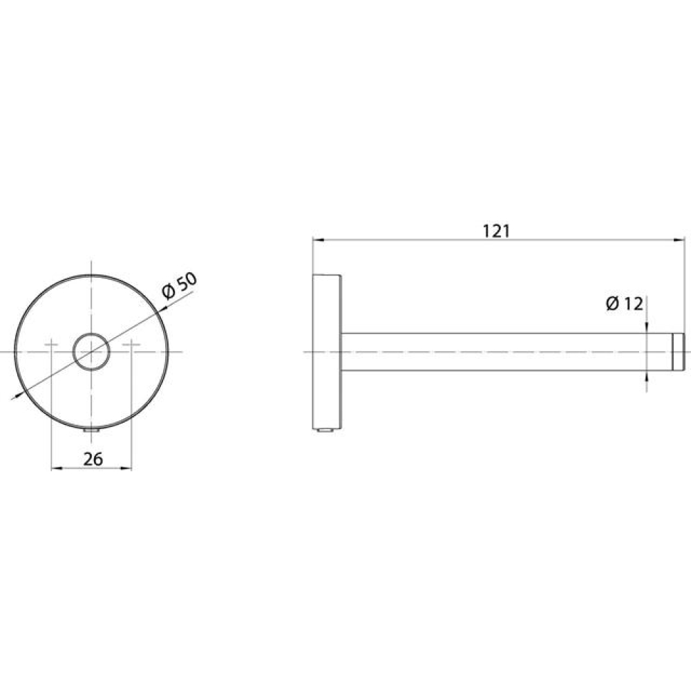 Reservepapierhalter Round