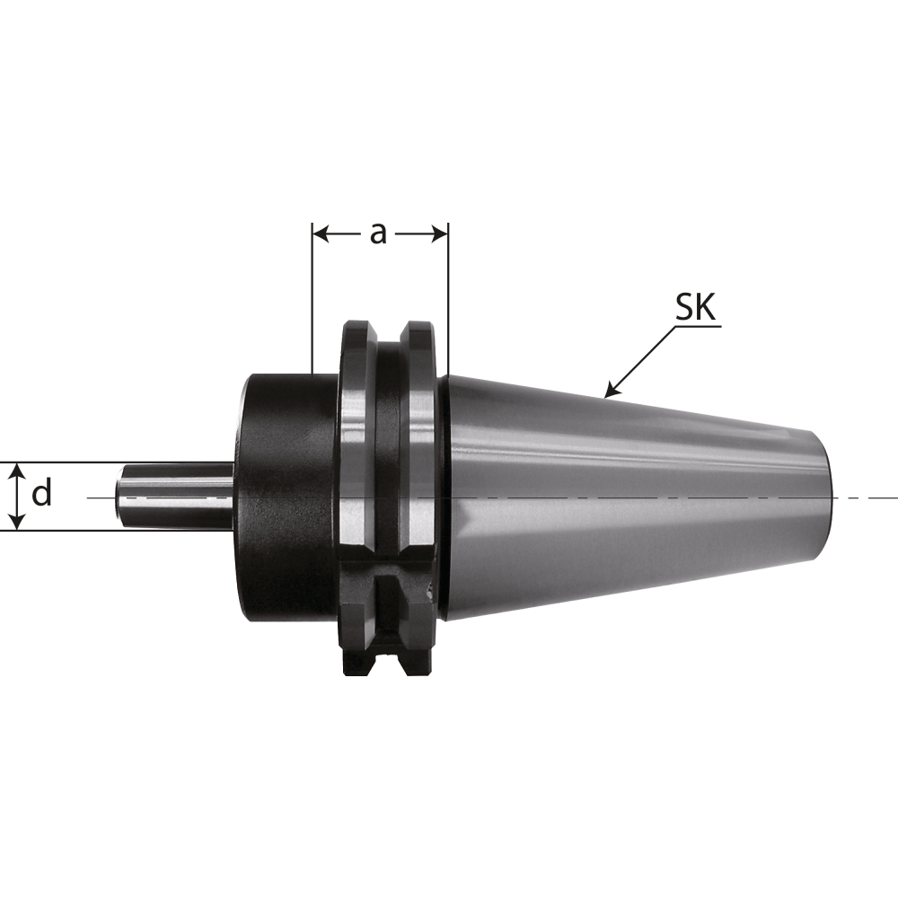 FORTIS Bohrfutteraufnahme DIN69871A SK40-B16