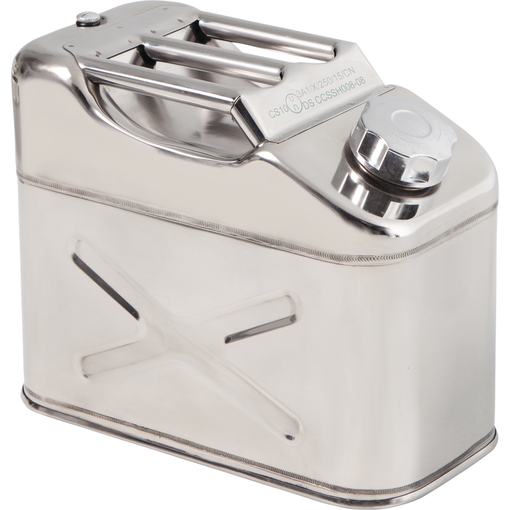 Lager-/Transportkanister UN, Edelstahl,10 Liter