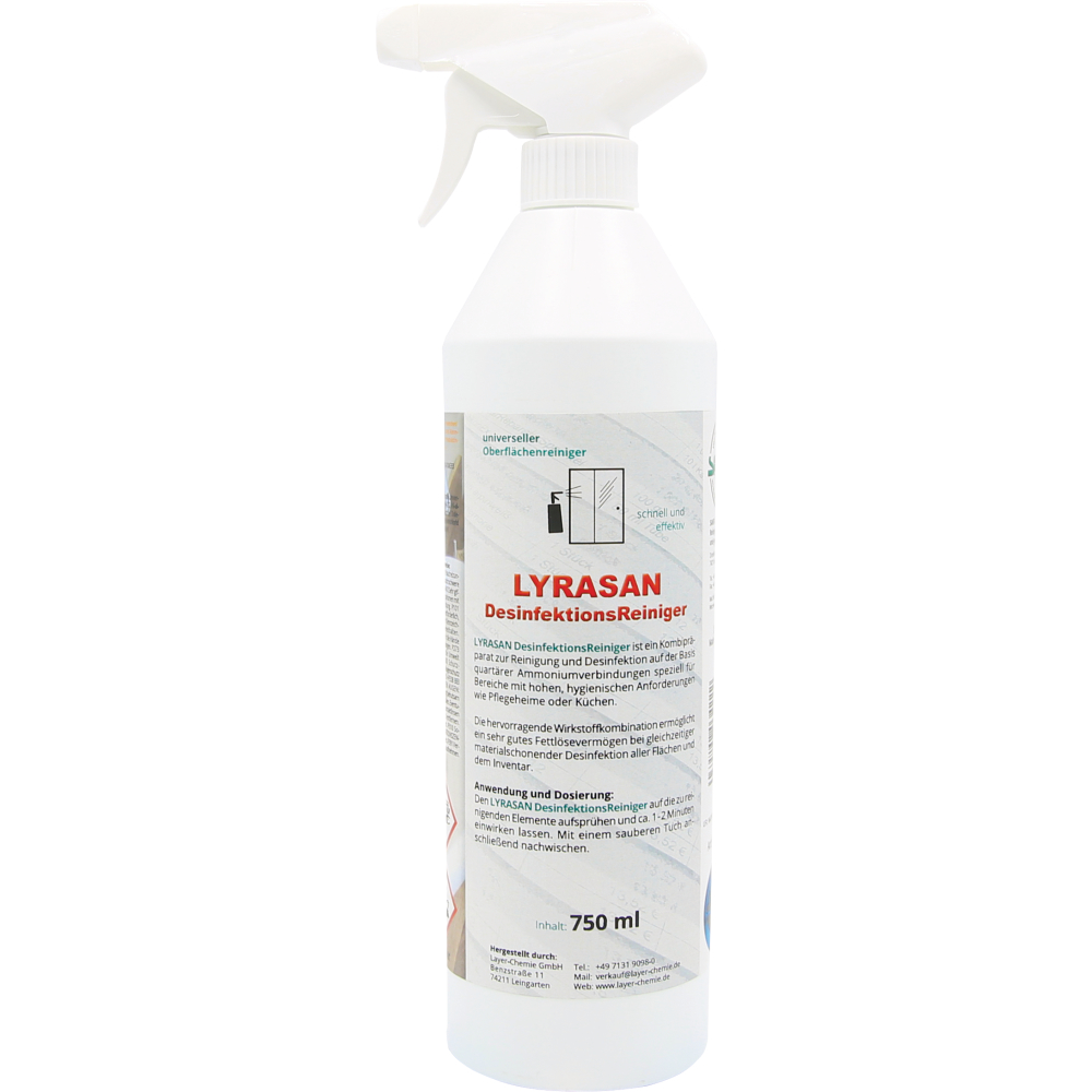 Sanit Desinfektionsreiniger Lyrasan 750ml Flasche