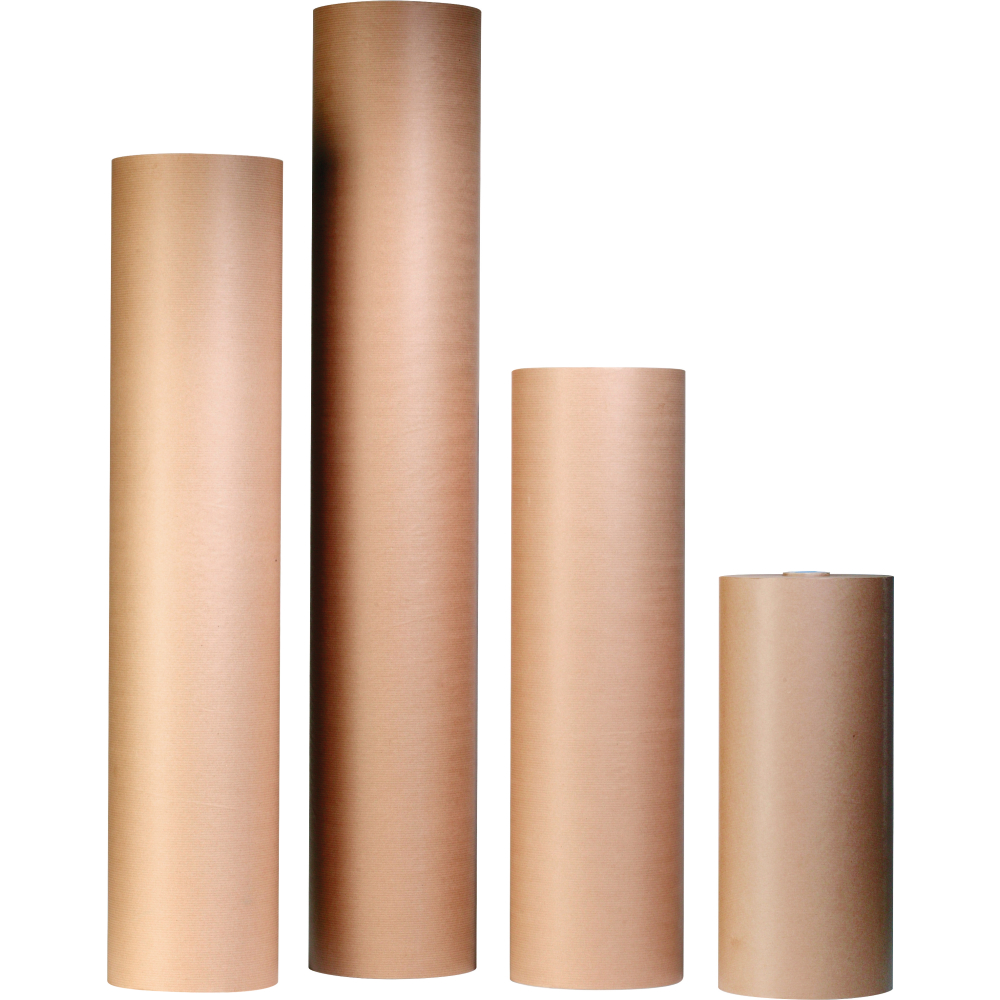 Packpapier,26 KG/Rolle, 100cm breit 80g/qm, braun