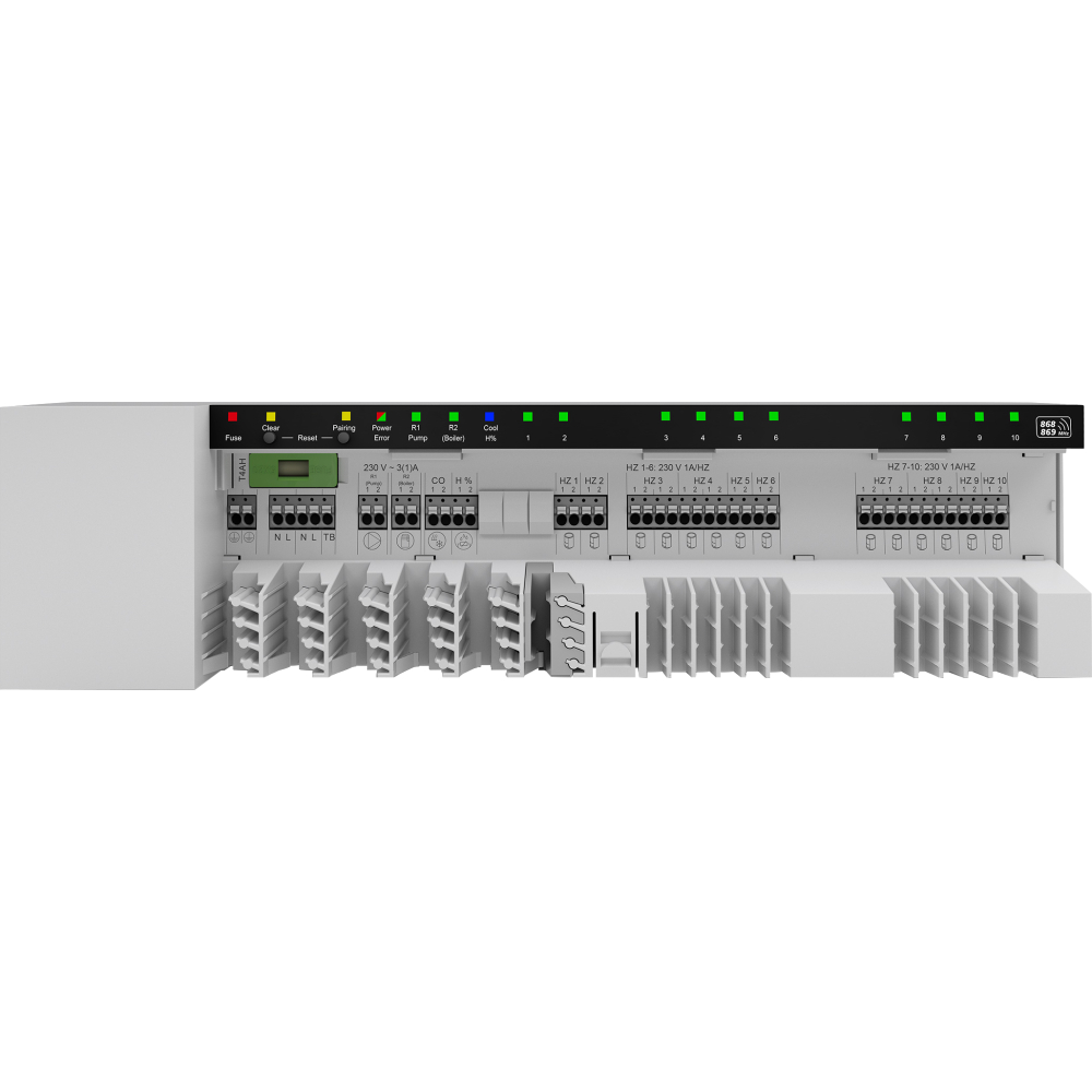 Empur Regelklemmleiste Premium Funk 10-Zonen 868MHz, 230V