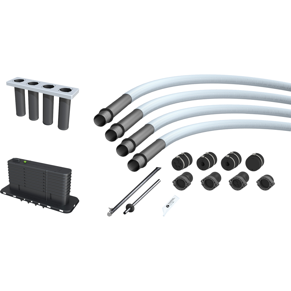 Mehrsparten-Bauherrenpaket MSH Basic 6m f. Gebäude o. Keller o. Gasanschluss-Set
