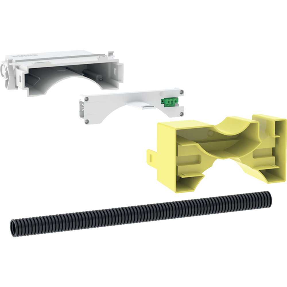 Geberit Power und Connect Box Set mit Zwischenboden, mit Anschlussklemme