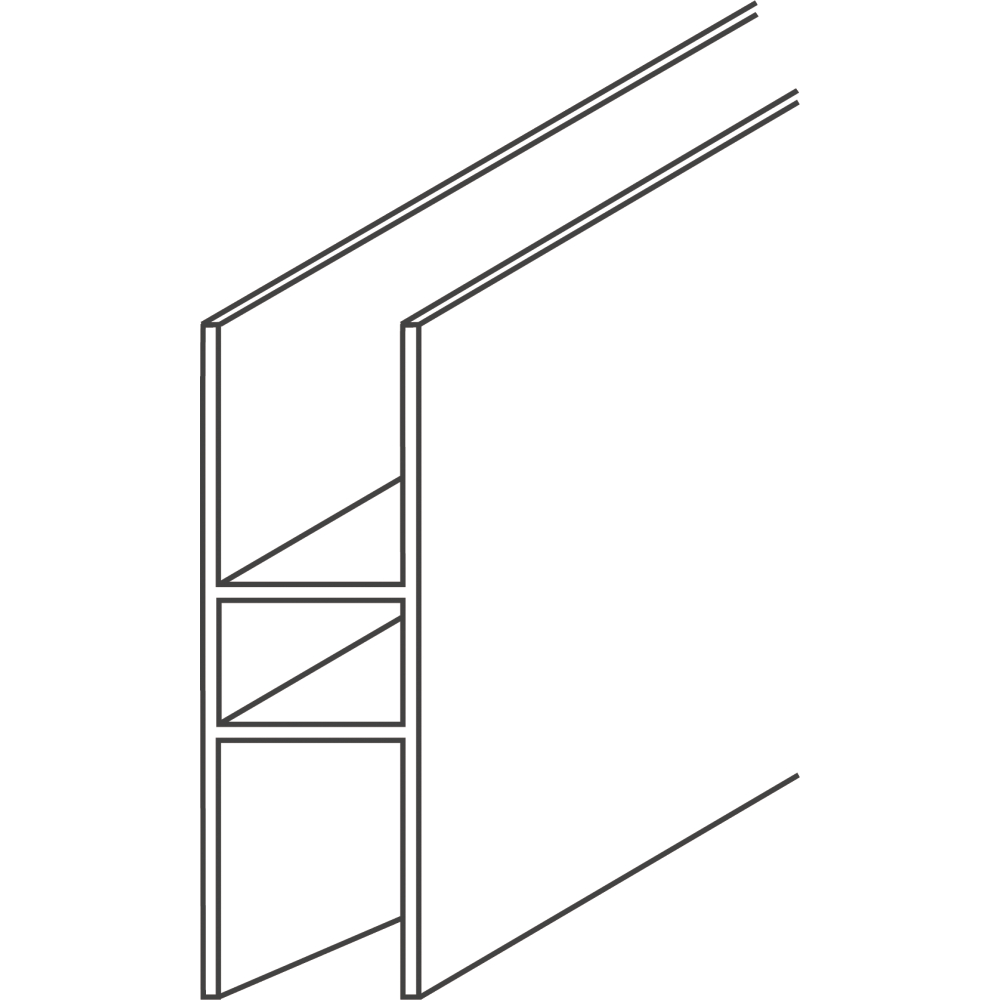 alwo® 90-Alu-H-Zwischenspros- se 10 6000mm pressblank