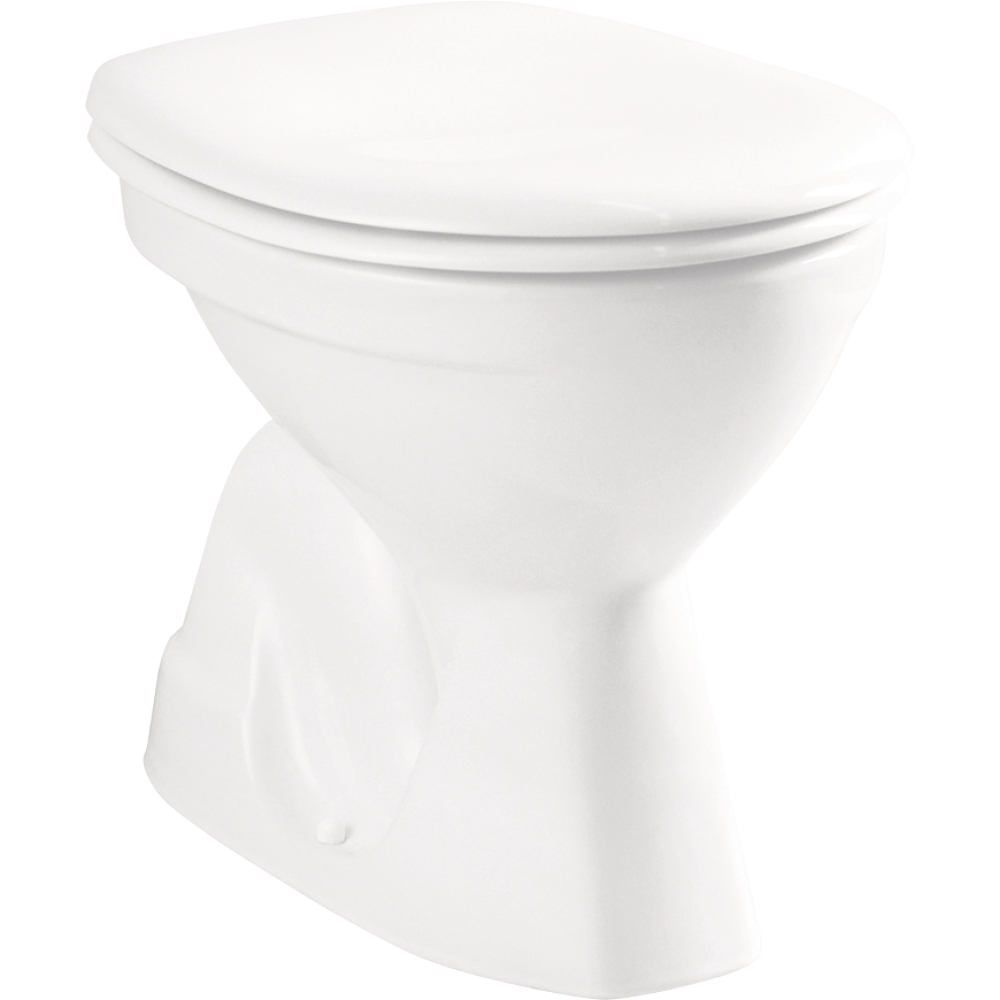FORMAT Basic Stand-Tiefspül-WC 36x46,5/54cm, Abgang senkrecht, weiß
