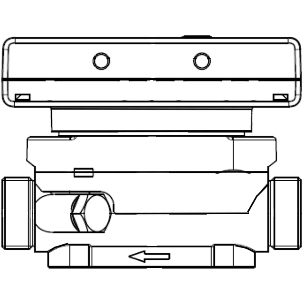 FORMAT Therm Wärmemengenzähler Ultra-Eco Qp 3,5 - 5,2 - 1" x 130 mm