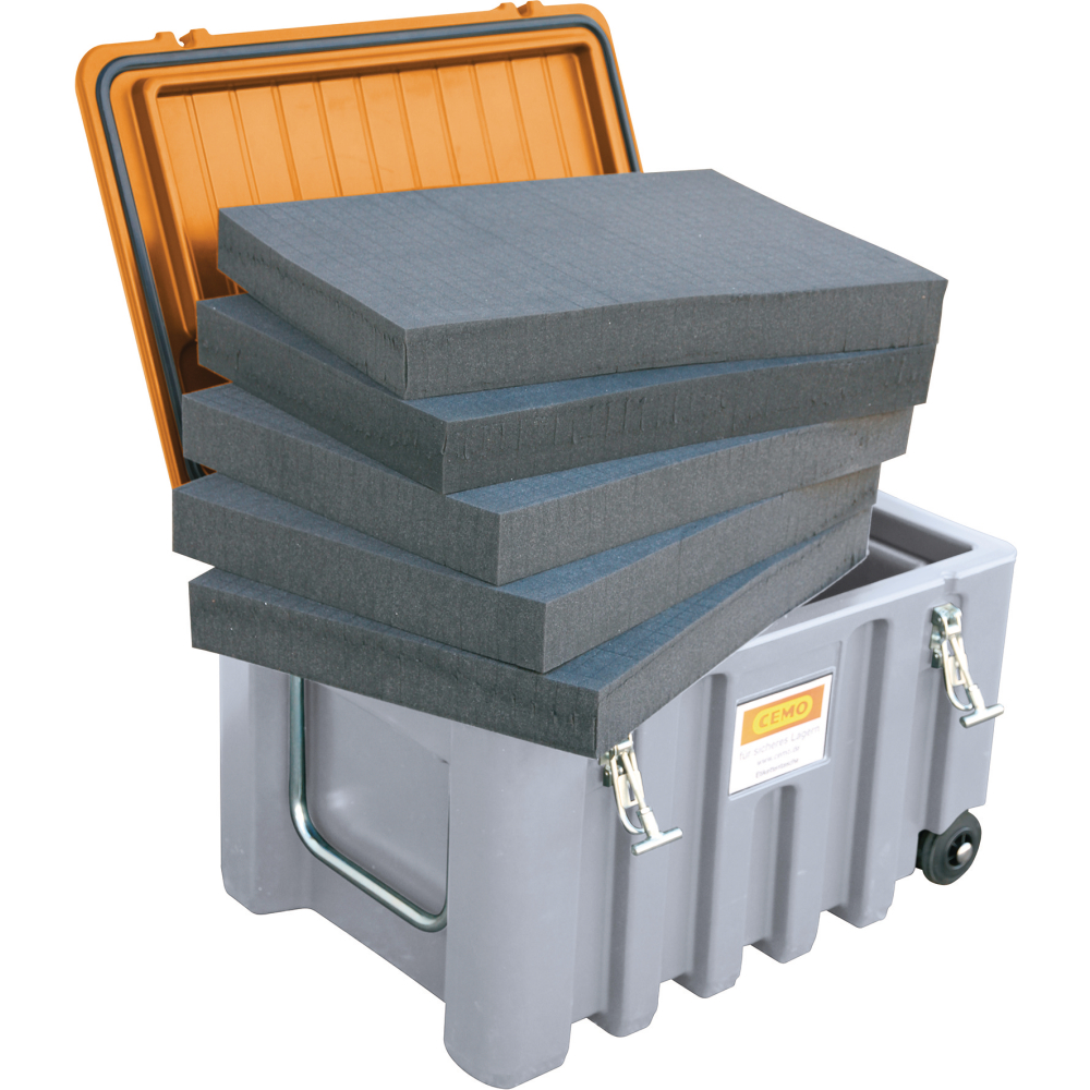 Schaumstoffeinlage für CEMbox 150 Ltr. 5St.
