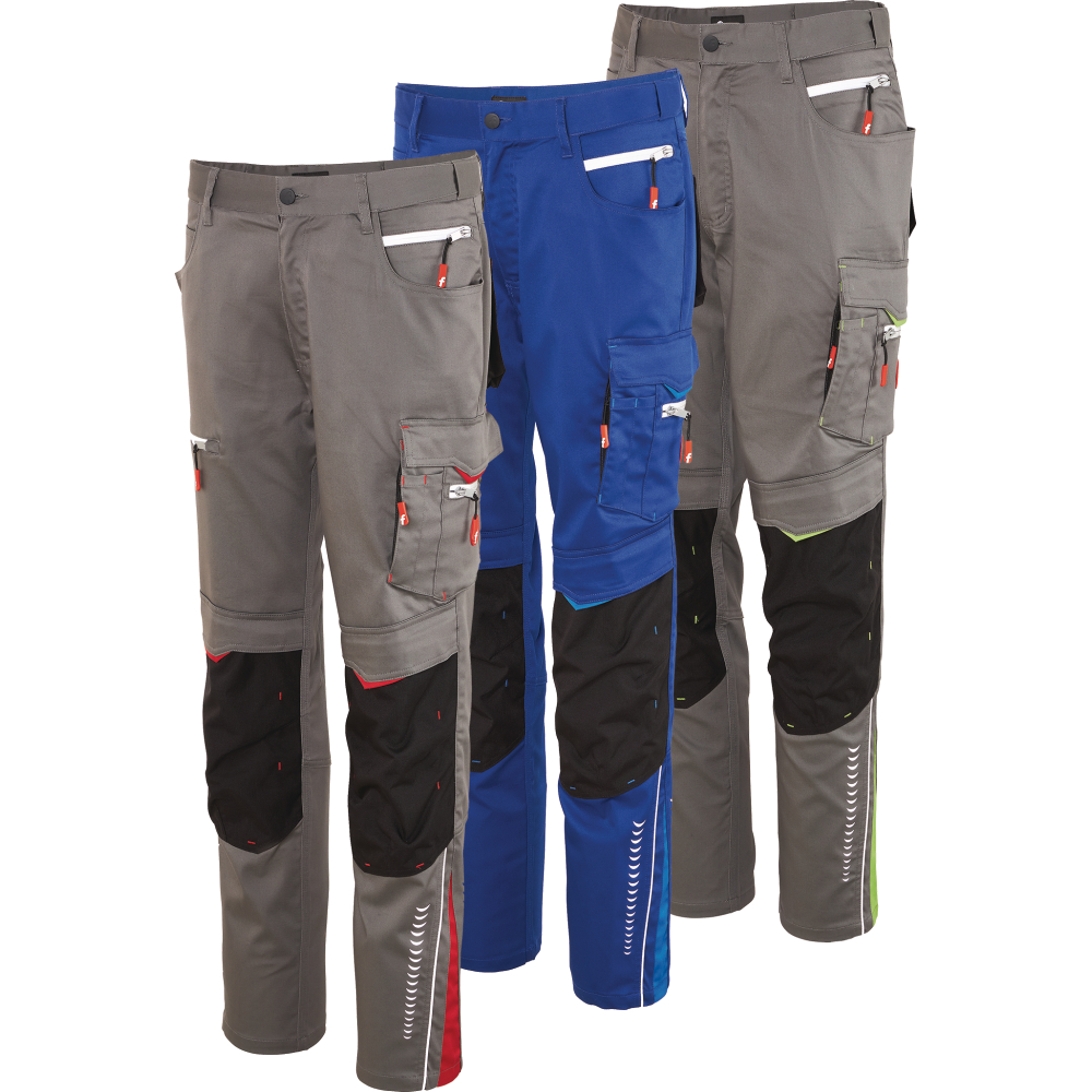 Fortis Herren-Bundhose Flex kornblau/schwarz/blau Größe 30