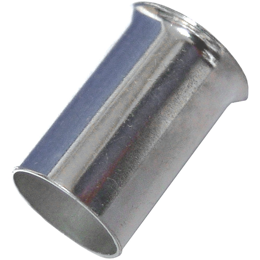 Aderendhülsen 6mm² 10mm verzinnt DIN 46228 Teil 1