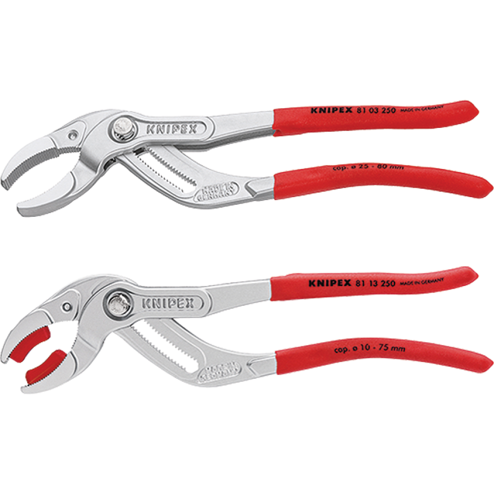 Siphon-+ Connectorenzange 250mm Knipex Kunststoffb.