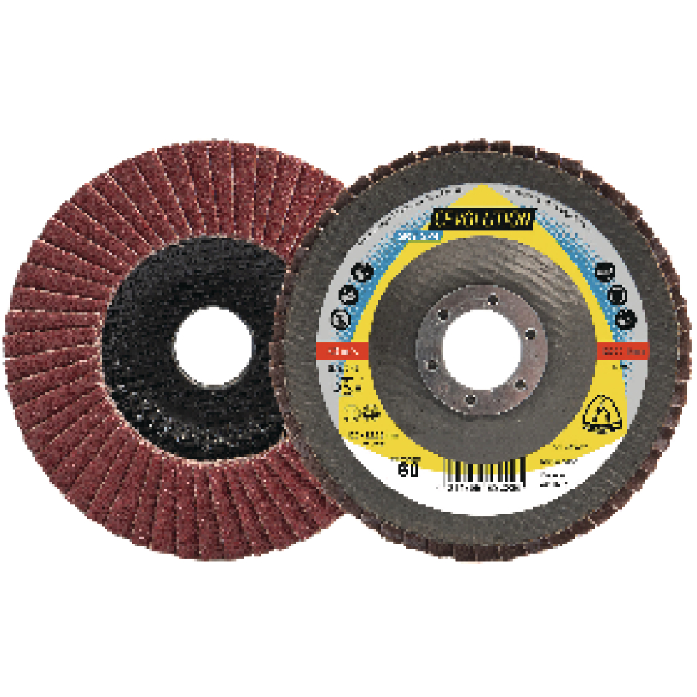 Fächerschleifsch. SMT 674 125x22,23mm gewölbt K80 Keramikkorund K80 Klingspor