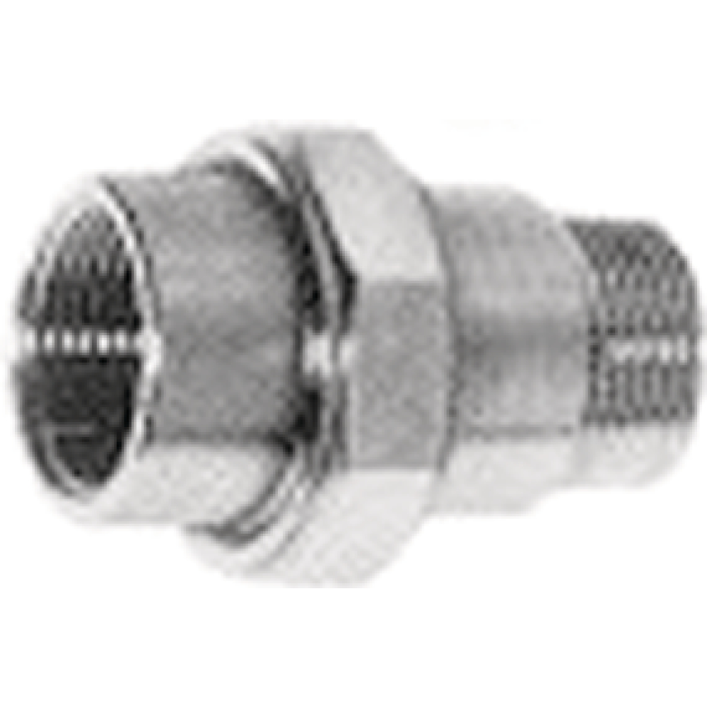 V4A-Fitting Verschraubung m. Flachd. I/A 21/2"