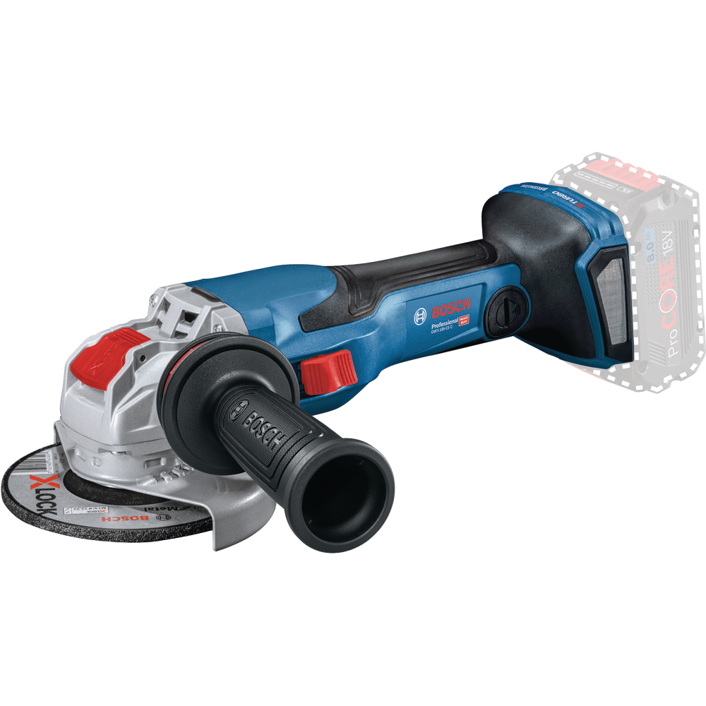 Bosch Akku-Winkelschleifer 18V c&g GWX 18V-15 C 125mm X-LOCK BITURBO solo