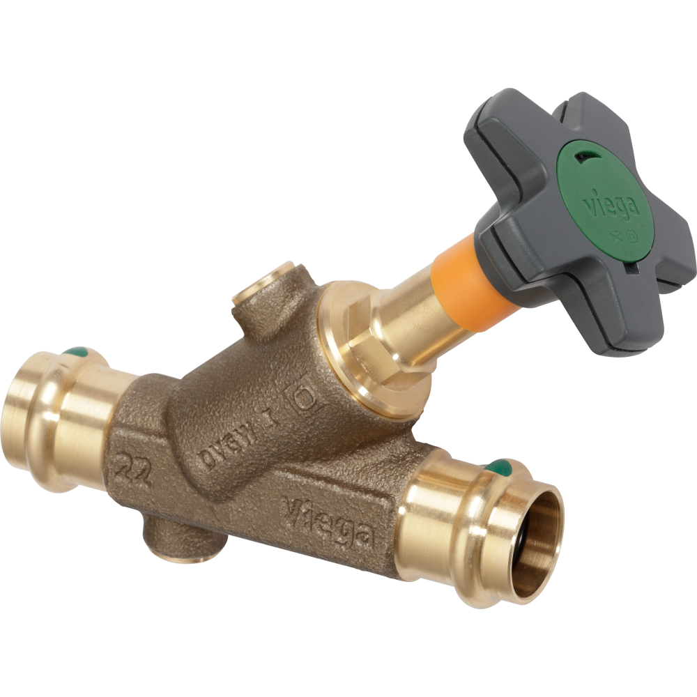 Viega KRV-Ventil mit SC Easytop 2238.5LF in LABS-frei in 42mm Siliziumbronze