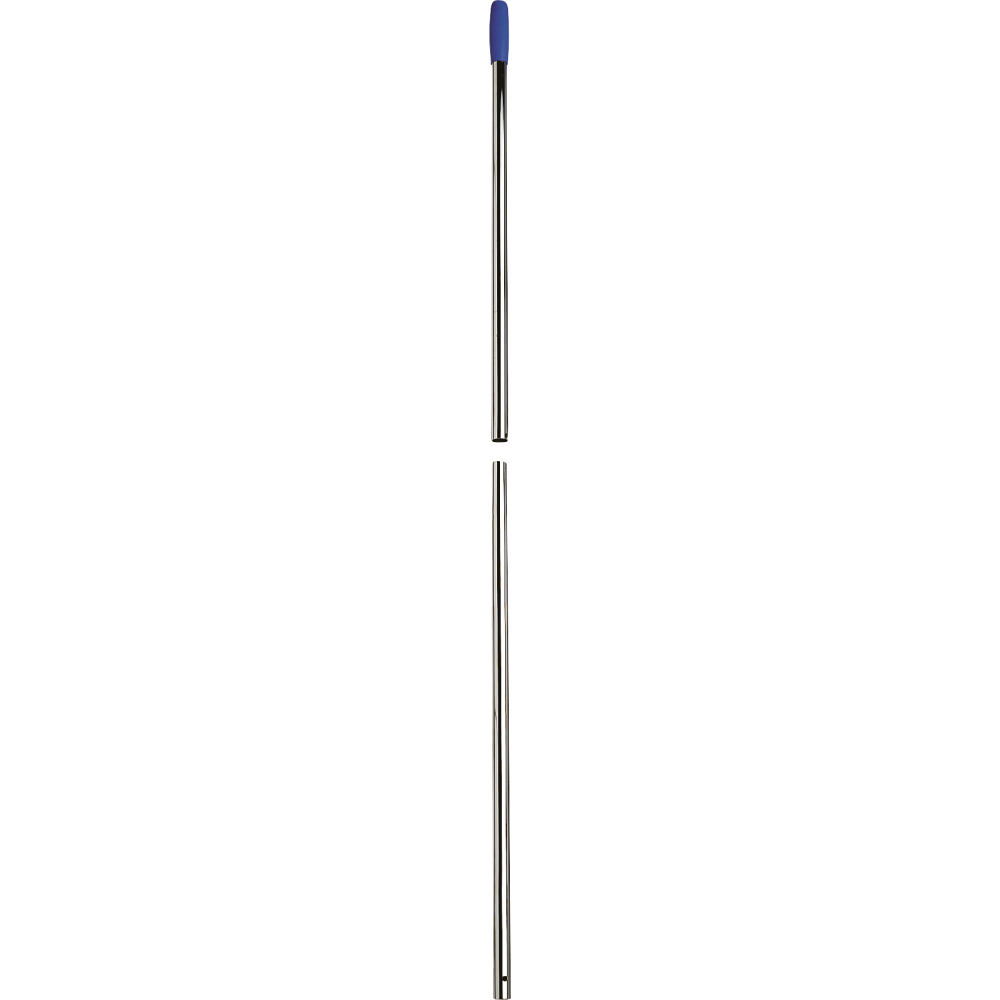 Chromstiel, mit Bohrung, 2-teilig 140cm lang D22mm