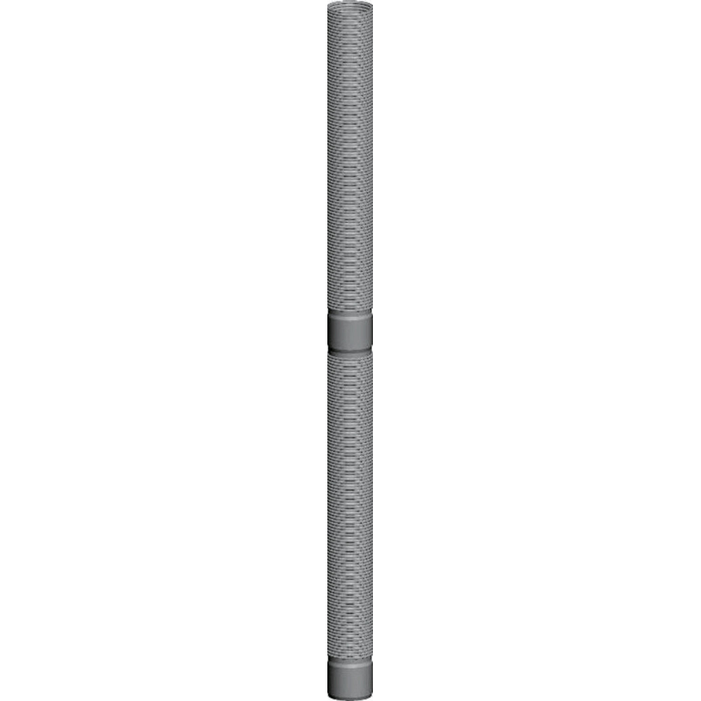 Wolf Abgasrohr DN110 flexibel 8000 mm, aus PP
