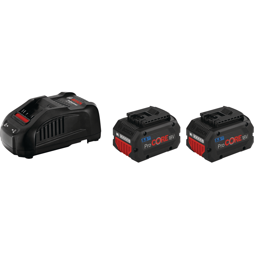 Bosch Akku-Starter-Set 18V c&g 2x Akku 5,5Ah ProCORE + GAL 1880 CV