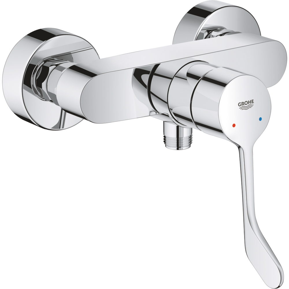 Wannenarmatur Eurosmart 25244_3 Wandmontage langer Hebel chrom
