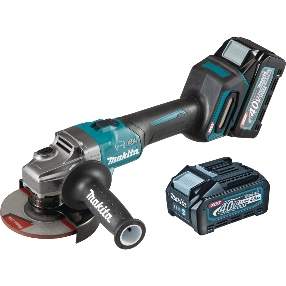 Makita Akku-Winkelschleifer GA005GM201 40V 2x4Ah125mm