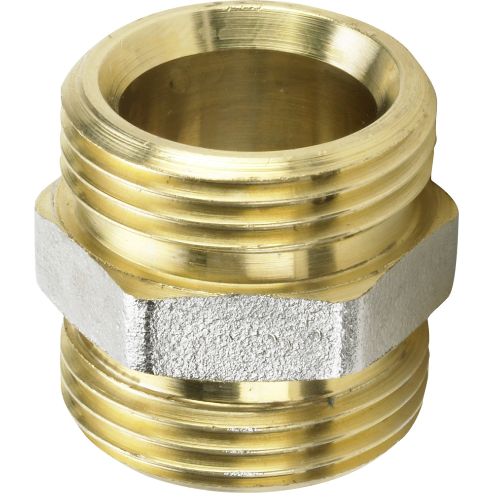 Viega Adapter 1021.5 in G3/4x3/4 Messing vernickelt