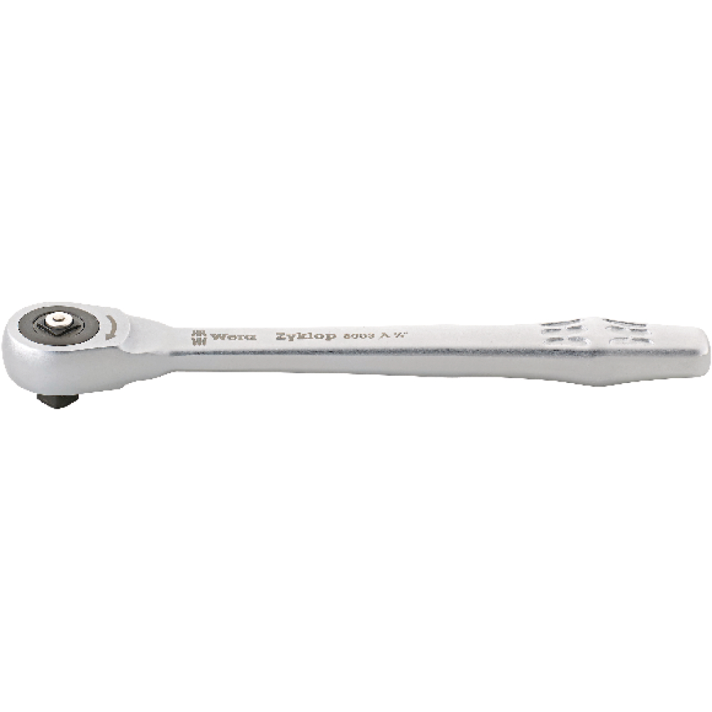 Durchsteck-Knarre ZYKLOP metal push 1/4" Wera