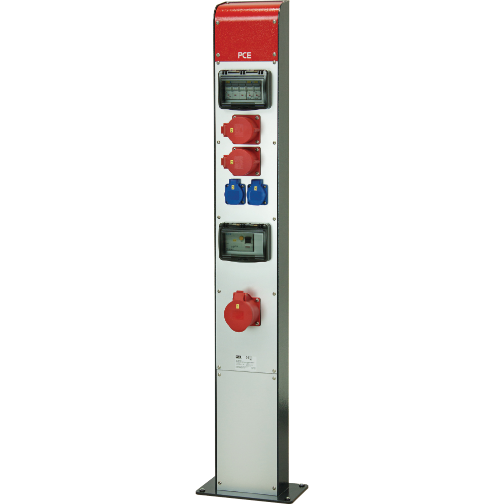 Energiesäule PILA 9081002 Stahlblech 3xCEE 2xSchuko
