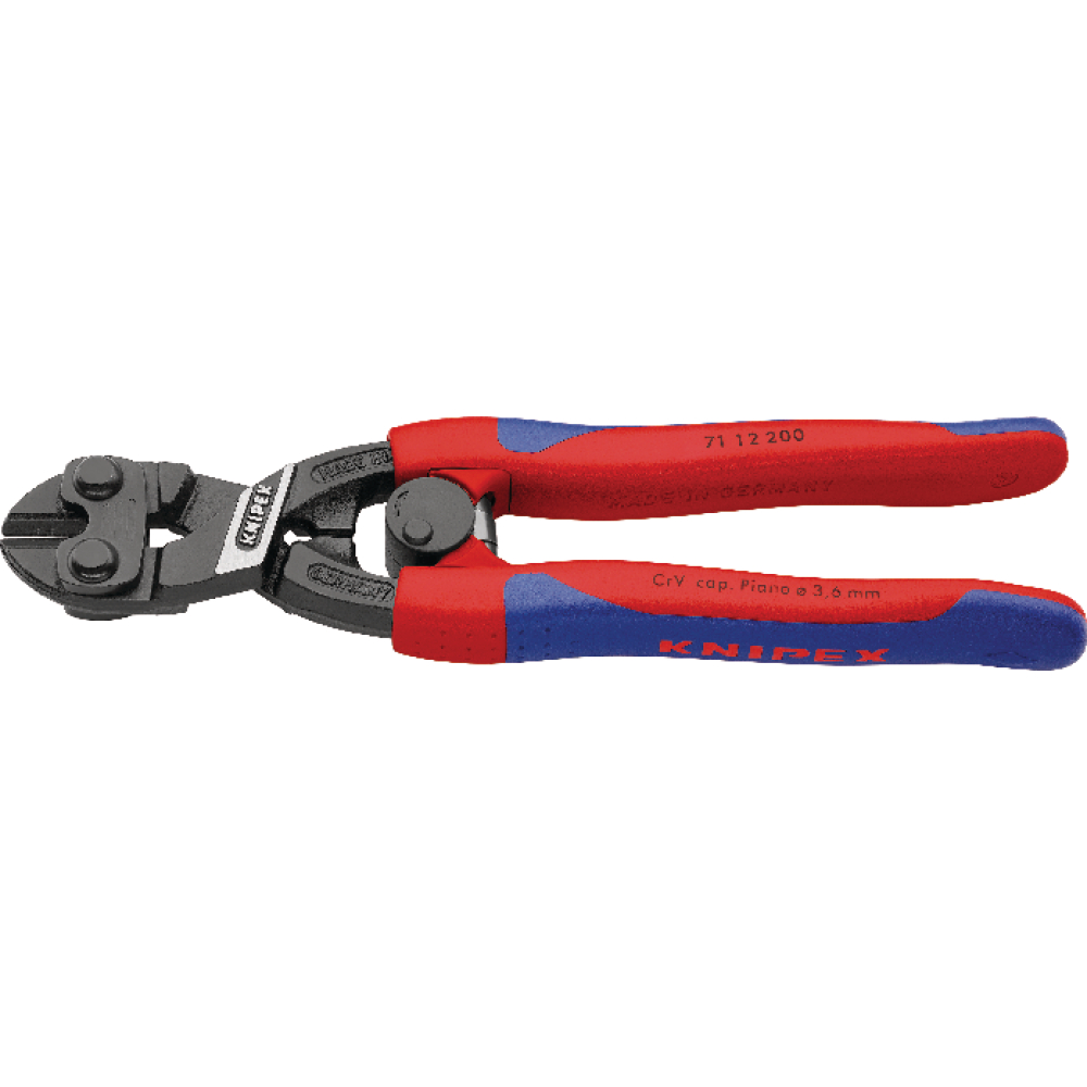 Knipex Kompakt-Bolzenschneider CoBolt® Nr. 71 12 200 mit Mehrkomponentengriffen