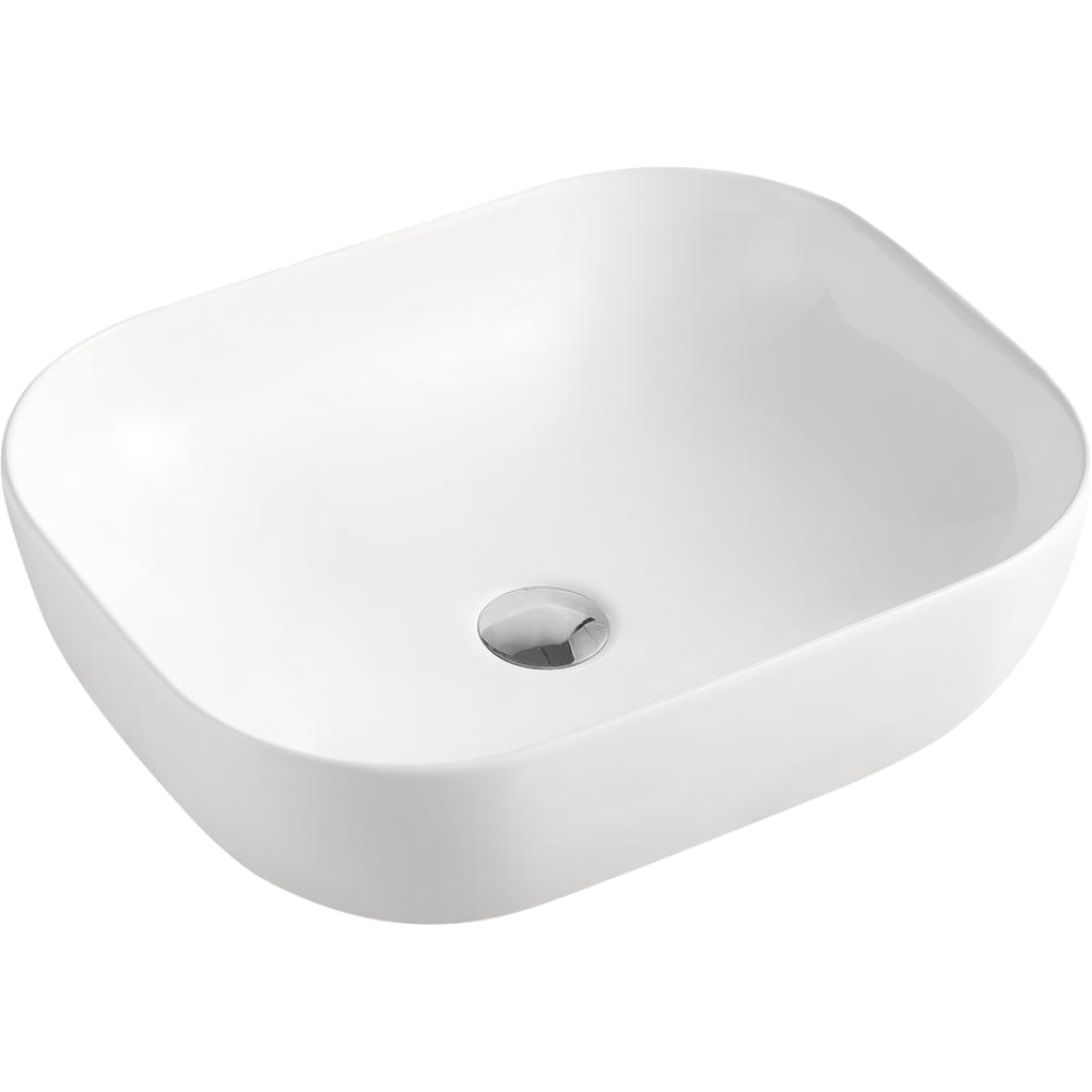 FORMAT Plus Aufsatzwaschtisch SlimRim weiß, 50x40x14,5cm