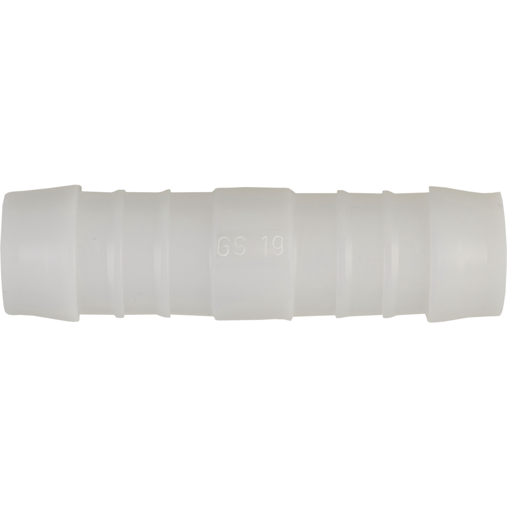Schlauchverbindung 19mm 2 Stück gerade Kunststoff