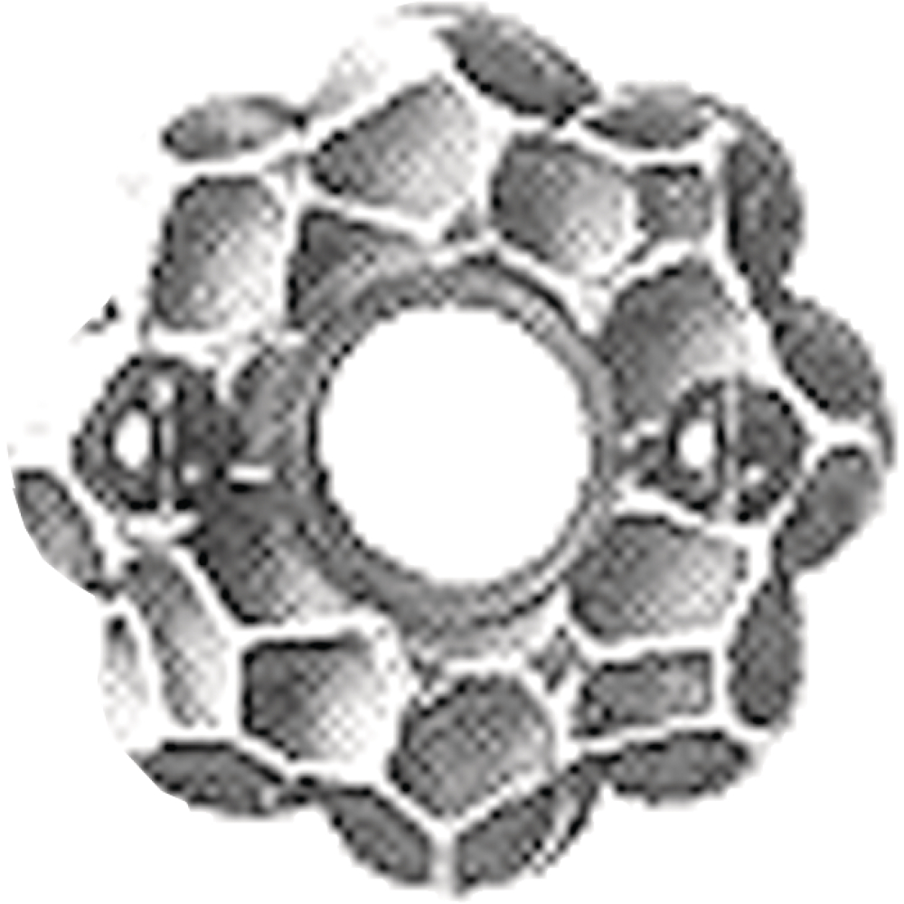 Drückerrosette 260 Schmiedeeisen 60mm
