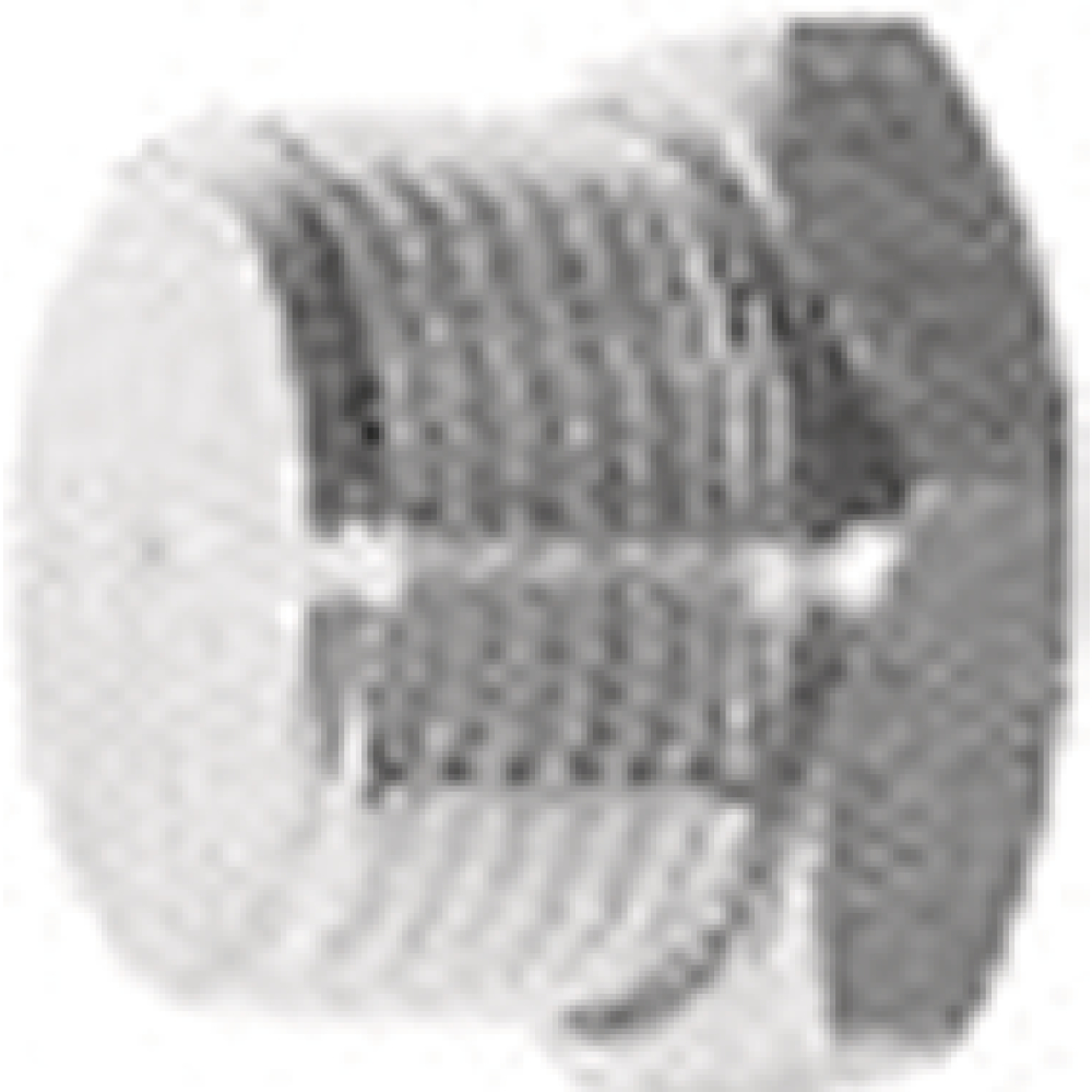 V4A-Fitting 6-kt. Stopfen 1"