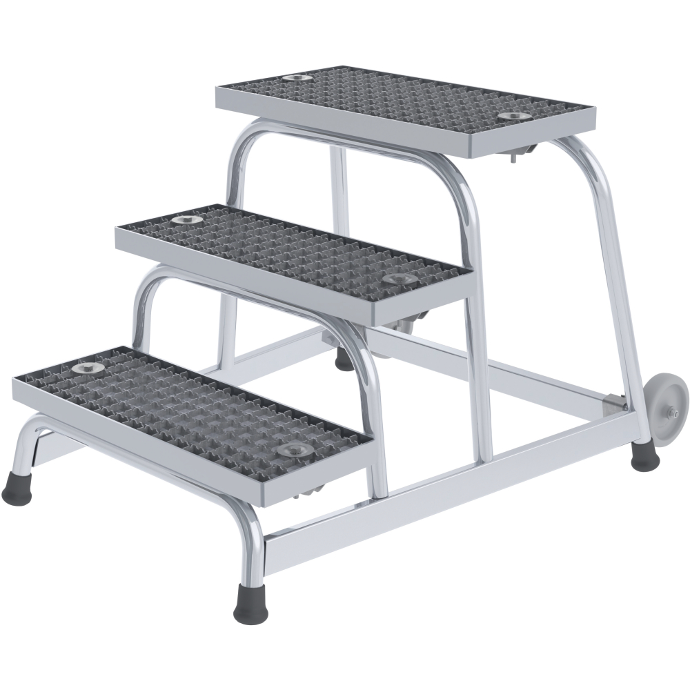 Aluminium Arbeitspodest 2,6m, 3 Stufen
