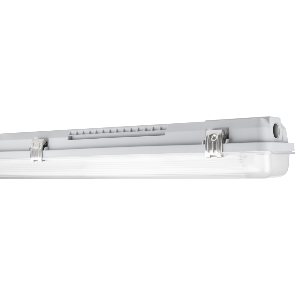 LED Feuchtrauml. DAMP PROOF HOUSING 1200mm für 1 Röhre IP65 IK08