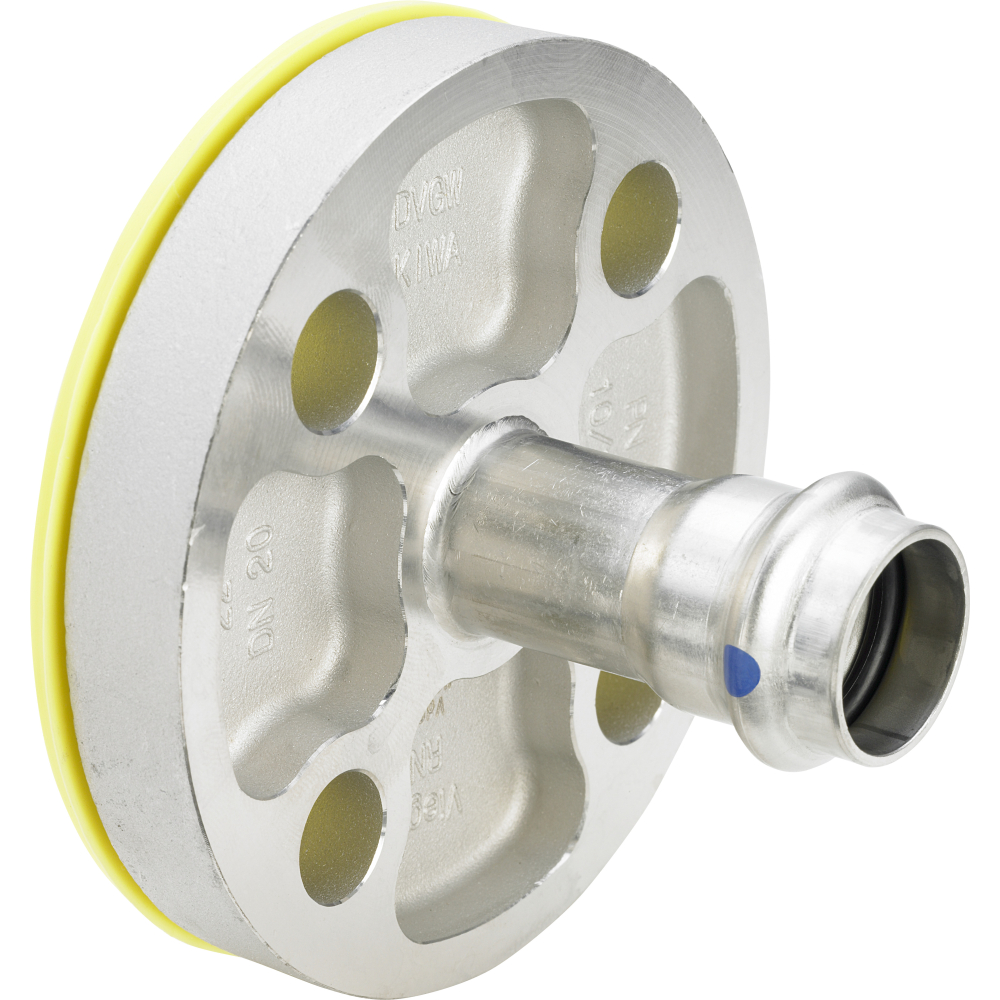 Viega Flanschüberg Sanpress Inox 2359LF 22mm, DN 20, mit SC-Contur, labs-frei