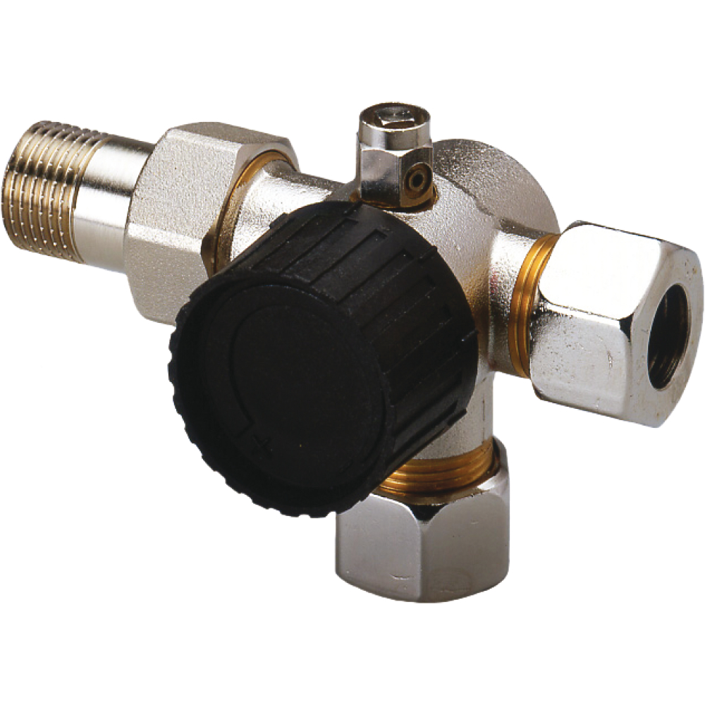 Dreiwegethermostatventilunterteil
