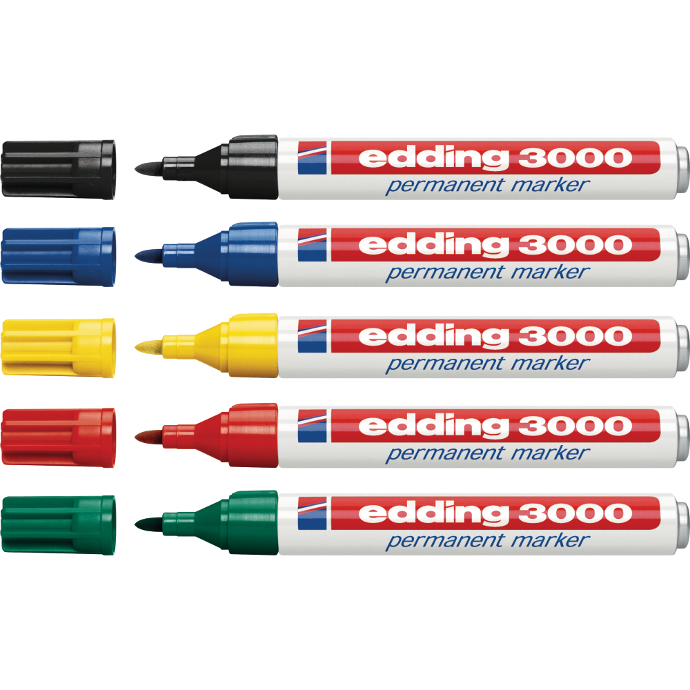 Permanentmarker 3000 rot edding