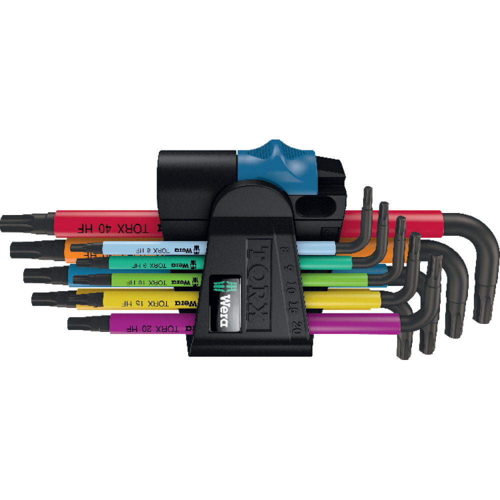 Winkelschraubendr.-Satz 9tlg. Multicolor HF Wera