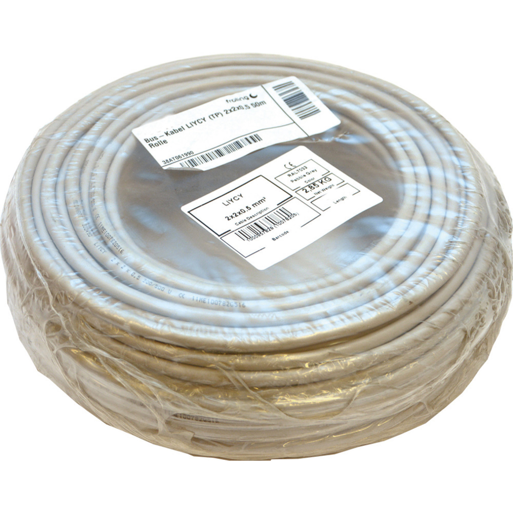 Fröling Bus-Kabel, LIYCY 2x2x0,5 25m Rolle N72