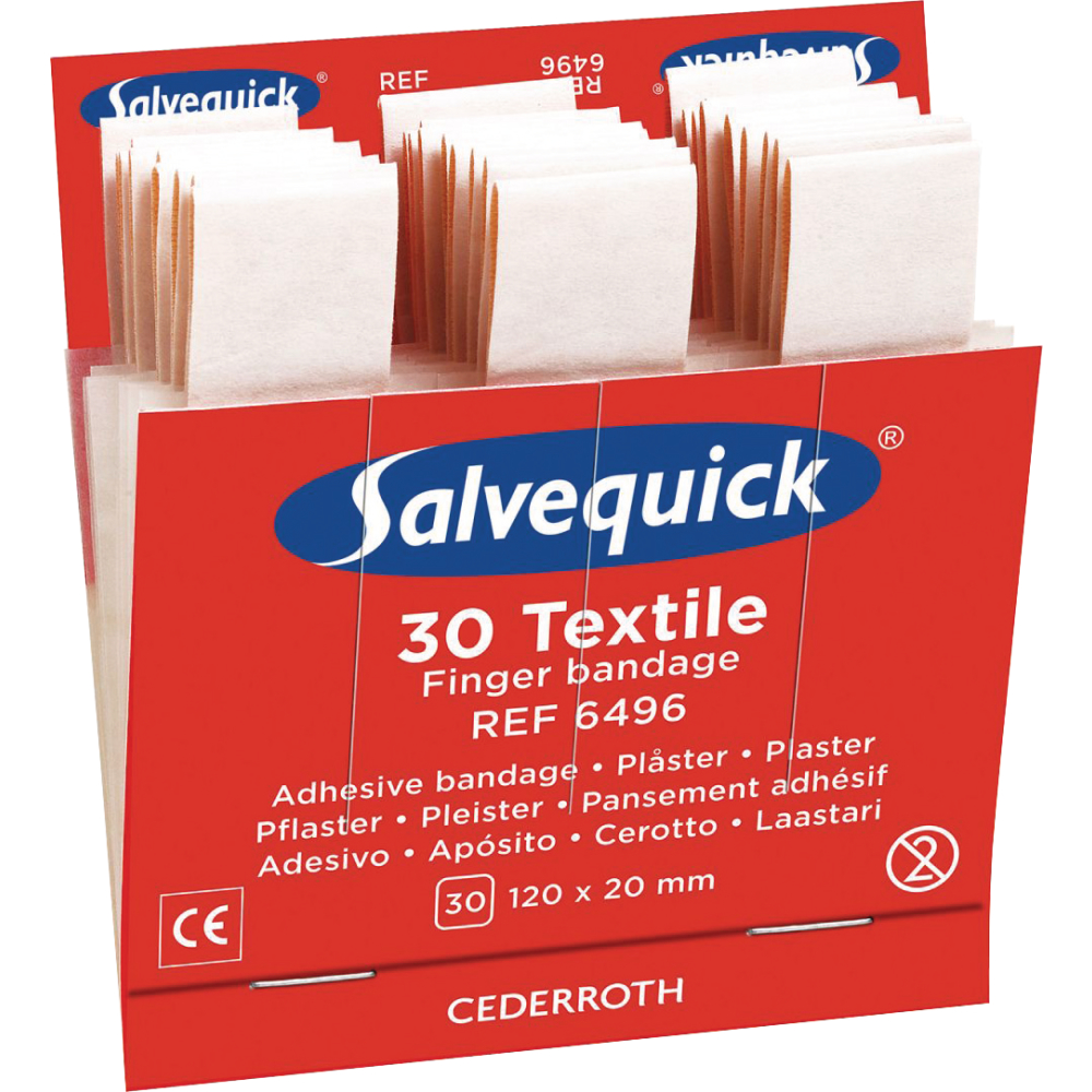 Salvequick Pflaster Nachfüllpackung Fingerverband Elastisch 1x30St.