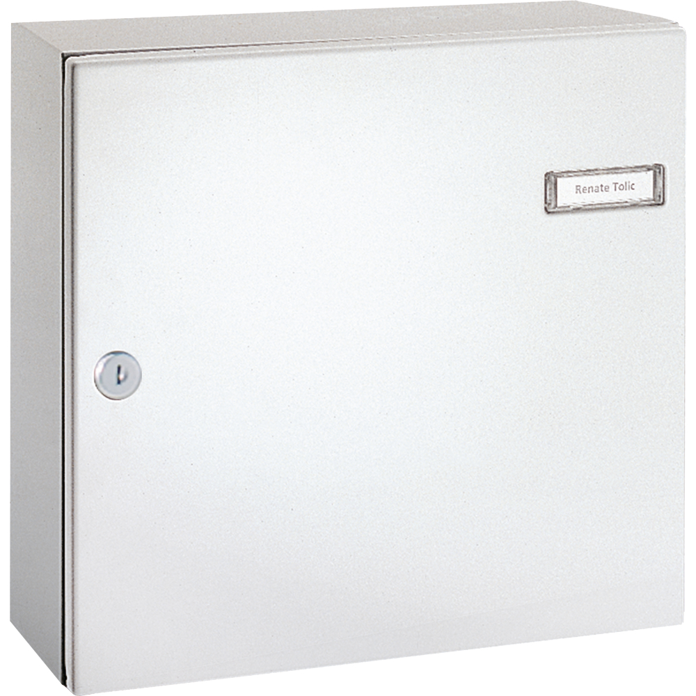 Durchwurfbriefkasten Renz 370x330x100 RAL 9007 graualuminium