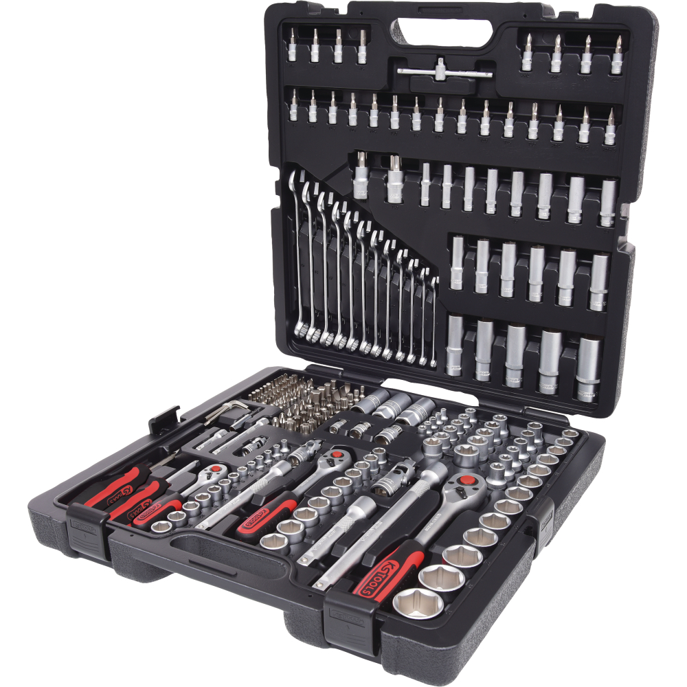 KS Tools Steckschlüssel-Garnitur 1/4", 3/8" und 1/2", Nr. 917.0216
