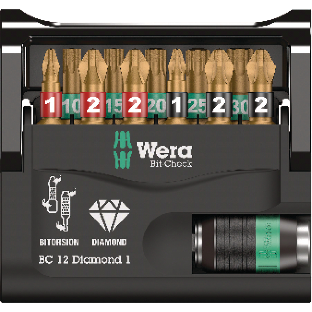 Bit-Satz Bit-Check 12 Diamond 1 Wera