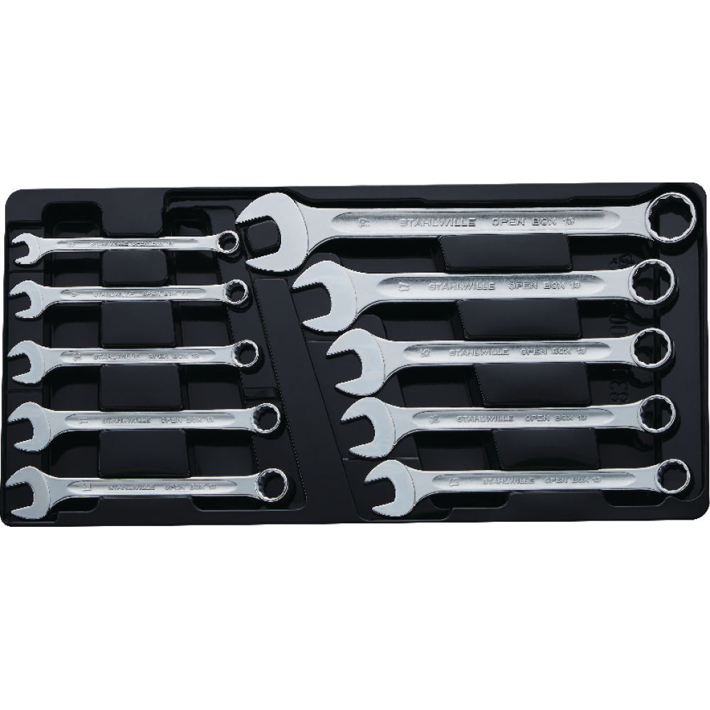 Ringmaulschlüssel-Satz DIN3113A 6-32mm 15-teilig in Rolltasche Stahlwille