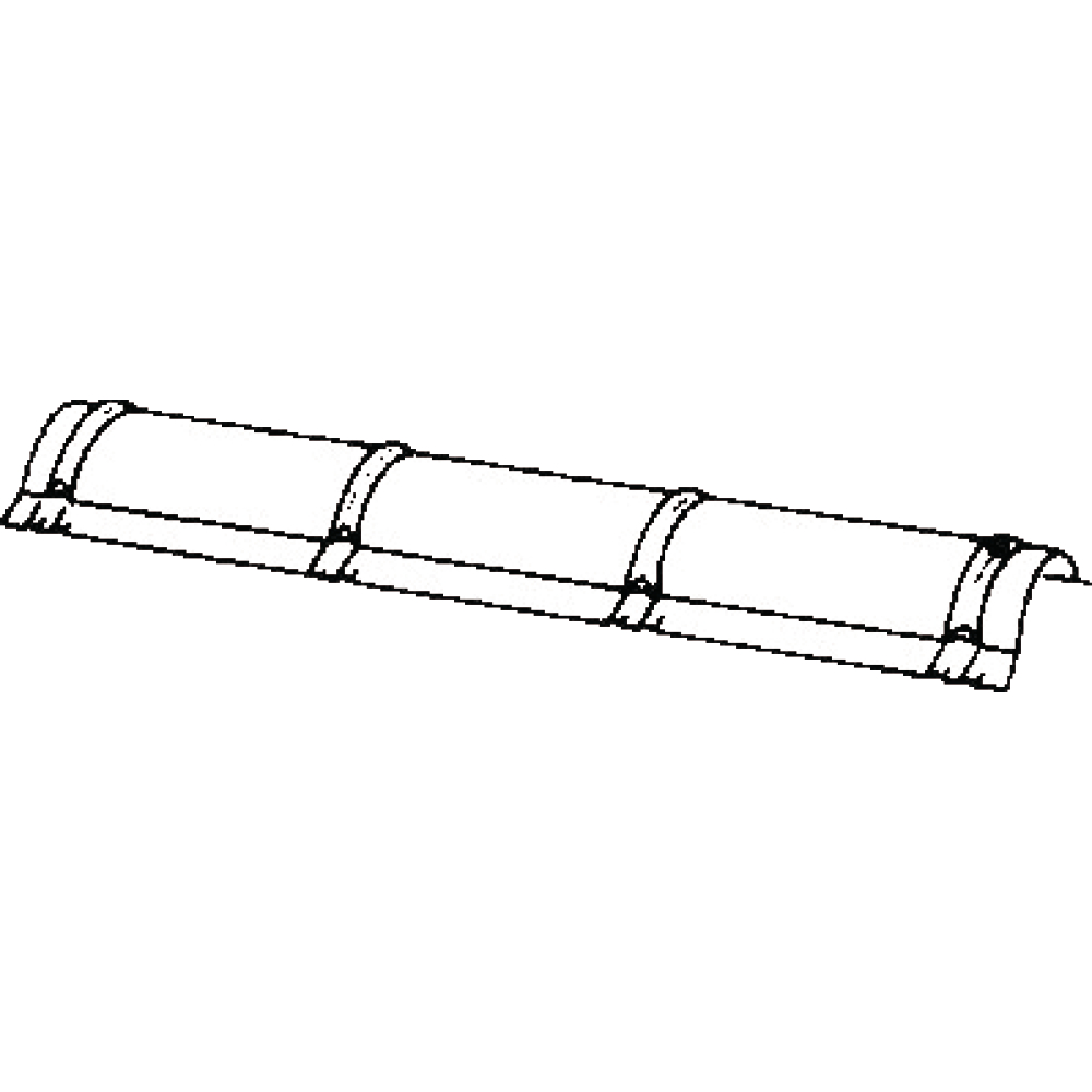 Pfannenprofil First/Grat 1180x160x160 mm