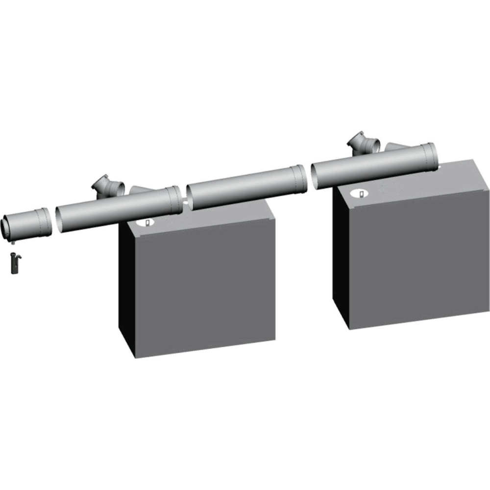 Wolf Grundbausatz DN160/250 - Reihe raumluftabhängig, für MGK-2 170-250