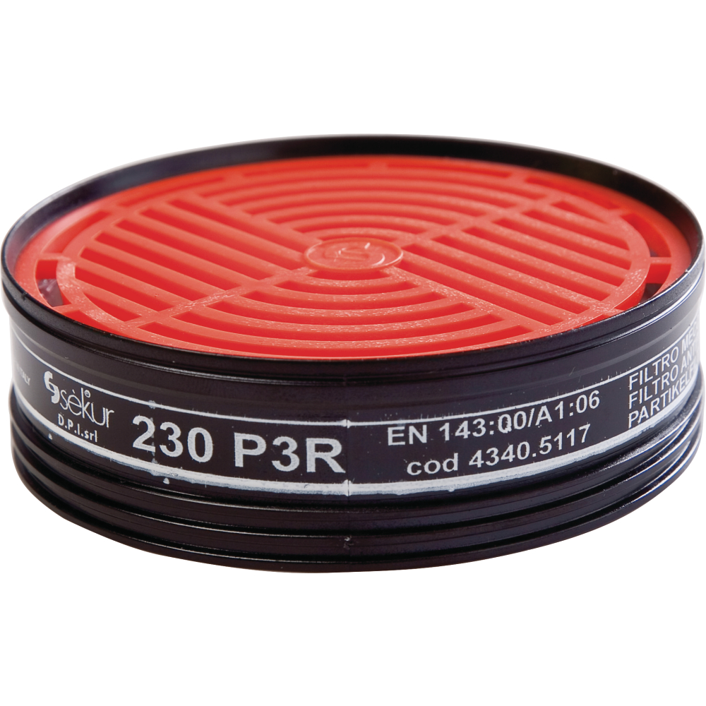 Ekastu Safety Partikelfilter 230 P3R D Btl. 2 Stück für Polimask