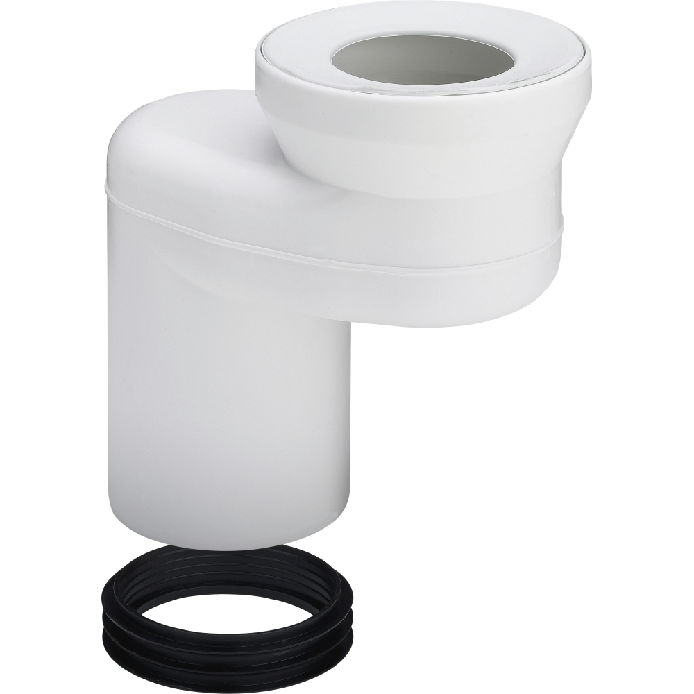 Viega Versprungbogen 8090.2 in DN100/90 Verspr., Kunststoff weiss